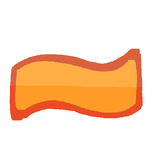 an orange tilde.